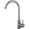 Etechydra Single Hole Brushed Nickel Stainless Steel High Arc Kitchen
