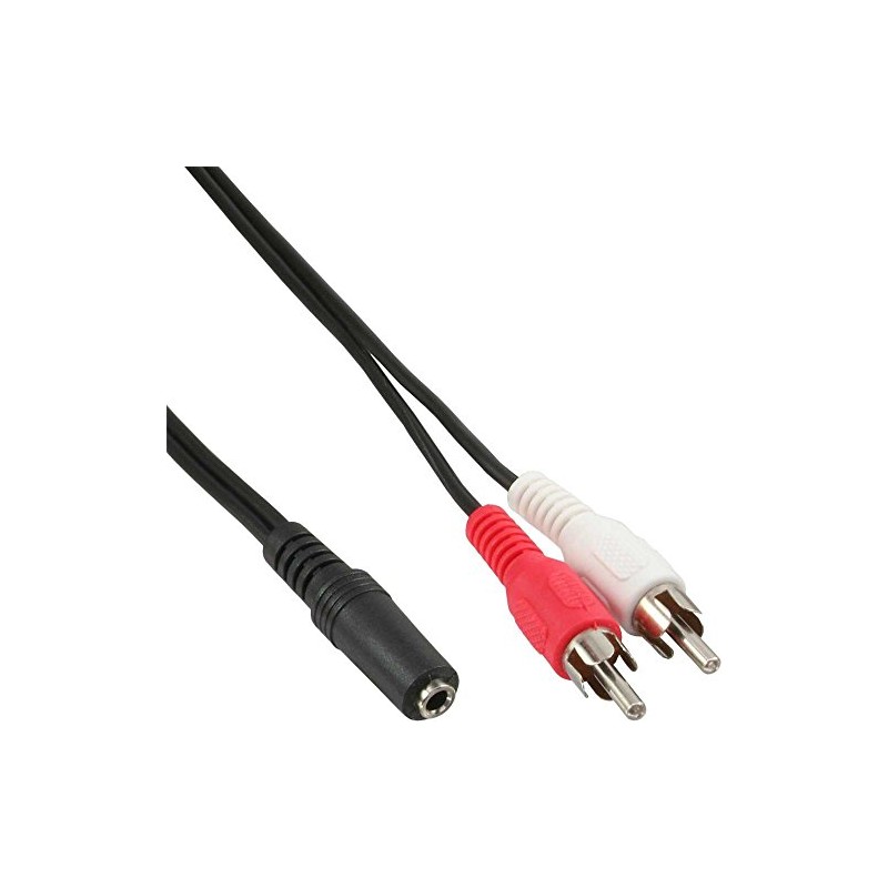 InLine® Audio cable, InLine®, 2x RCA M to 3,5mm F