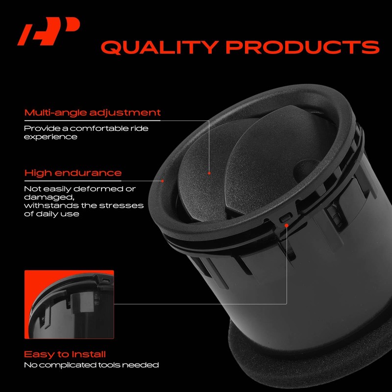 A-Premium 4PCS Dashboard AC Heater Air Vent Compatible with Ford