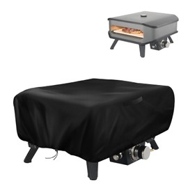 Fenghome Pizza Oven Cover for Cozze 90349 13 Inch Gas Pizza Oven, Waterproof Dustproof Pizza Oven Carry Bag 500D Oxford Fabric Pizza Oven Carry Bag Pizza Oven Accessories Black (55 x 55 x 28 cm)