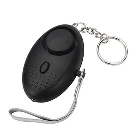 Personal Alarm, Personal Security Alarm Keychain With LED Flashlight 140DB Loud Police Approved Self Defense Security Alarm Rape Safety Alarm For Women Girls and Elders (BLACK)