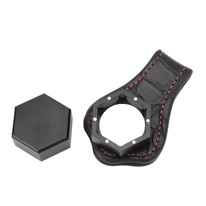 Billiard Chalk Holder Aluminum Alloy Magnetic Hexagonal Portable Pool Cue