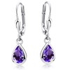 MATERIA by Matthias Wagner SO-448 Gemstone Drop Earrings 925 Silver,