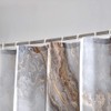 COSEVIER Shower Curtain Marble Texture for Bathroom, Polyester Fabric Waterproof