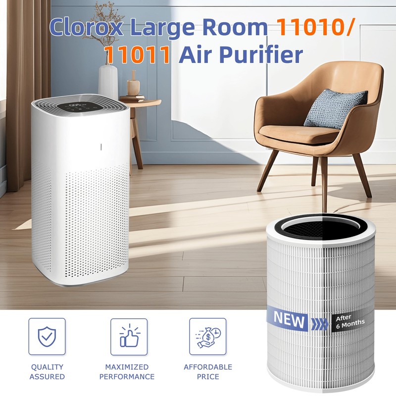 12010 HEPA Replacement Filter for Clorox Large Room Air Purifier