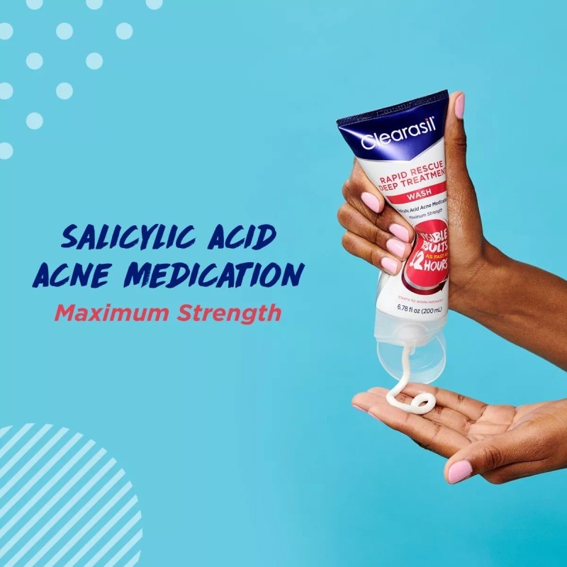 Clearasil 200 Ml Rescate Rapido Crema Limpiadora Americano