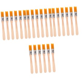 Tofficu 4sets Nylon Paint Brushes with Handle Portable Reusable Half Painting Tools for Projects 6pcs*4