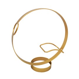 Metal Single Wine Bottle Holder Freestanding Countertop Wine Rack Storage Stand, Decorative Wine Bottle Display Holder Table Top Wine Rack for Valentine's Day Wedding Party Home Kitchen Bar Decor