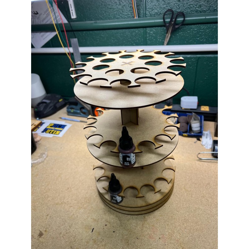 GameCraft Miniatures Rotating Paint Rack - For 22ml Pro Acryl