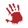 Bloody Hand Print Zombie Sticker Vinyl Decal Notebook Car Window
