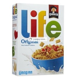 Quaker, Life Cereal, Original, 18oz Box (Pack of 3) by Life Cereal