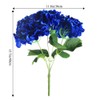 NAHUAA 2 Bundle Royal Blue Flowers Hydrangea Artificial Flowers 10