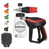 Sooprinse Short Pressure Washer Gun with Foam Cannon, Foam Cannon