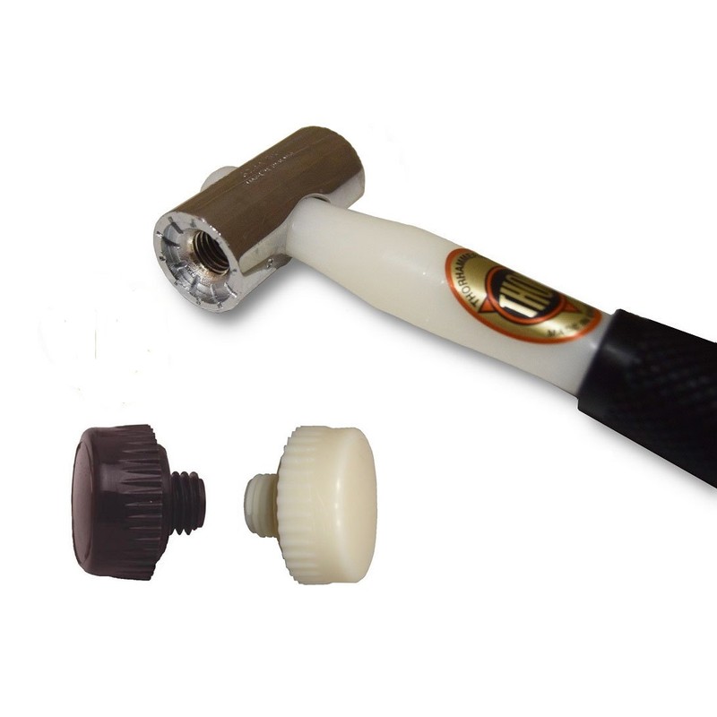 Thor 710 Nylon Faced Window Glazing Hammer/Mallet with Hard White
