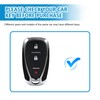 Rislobx 3 Button Key Fob TPU Shell for Chevy, Key