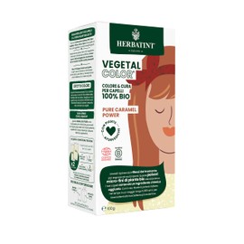Herbatint Vegetal Color - 100% Natural Vegetable Dye and Organic Pure Caramel Power - Caramel 100g