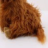 Abawaka 9.8inch Highland Cow Stuffed Animal Realistic Cow Plush Toy