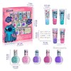 Cosmetic Set Stitch con Esmaltes y Brillos Labiales, Caja de