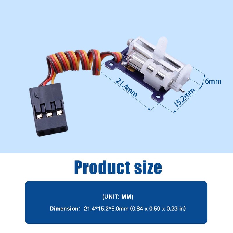 AGFRC Micro Linear Servo - 2PCS Upgrade 9mm 1.5g Digital