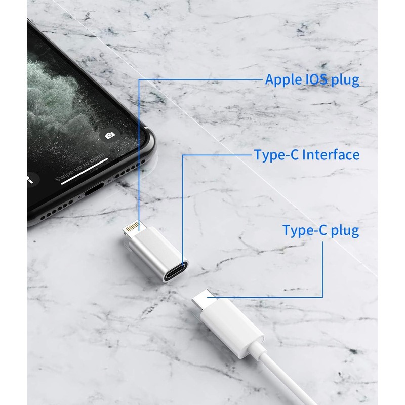 Adaptador tipo C tpc-to-L-3p-1H2Y-1