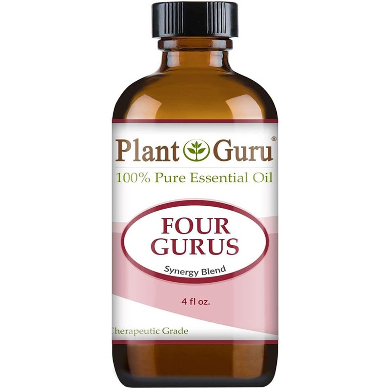 Four Gurus Essential Oil Blend 4 oz Bulk 100% Pure