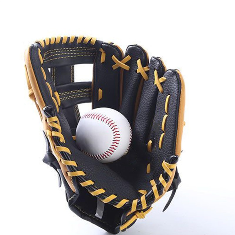 Baseball Glove - Softball Practice Mitts - Leather Outfield Softball