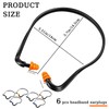 Ear Defenders Adults, 6 Pairs Banded Ear Plugs, for Swimming,