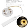 2.2yd Motion Sensor LED Strip Light 3 Brightness Automatic Turn