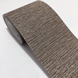 VisitRyl Wallpaper Border Peel and Stick for Bathroom Wall Border Sticker Home Ceiling Decorative Border Brown Line 10cm X 500cm