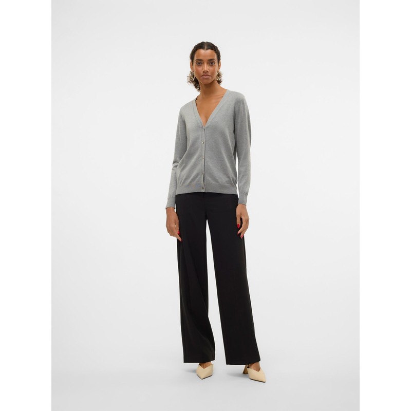VERO MODA Women's Vmsilje LS V-Neck Cardigan Ga Noos Cardigan,