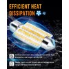 LUYED 569 578 LED Dome Light Bulbs Warm White Non-Polarity