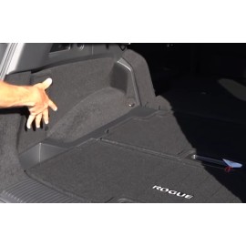 Nissan 2021-2025 Nissan Rogue OEM Trunk Jack Lid Cover Driver-side Black 84923-6RR0A