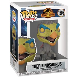 POP Jurassic World Dominion - Therizinosaurus Funko Pop! Vinyl Figure (Bundled with Compatible Pop Box Protector Case), Multicolor, 3.75 inches