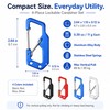 Anti Pickpocket Zipper Lock for Backpacks, 3-Shaped Dual Spring Carabiner