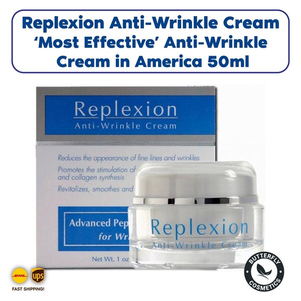 Replexion Anti-Wrinkle Cream 50ml (Chosen Most Effective Anti-Wrinkle Cream U.S)