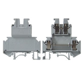 10PCS J42-2.5T DIN Rail Terminal Block Connector Kit with Nylon PA66 Material for Precise Conductivity and Universal Circuit Wiring Board Compatibility