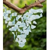 Handmade Raindrop Butterfly Recycled Glass Hanging Mobile Wind Chime Suncatcher