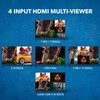 OREI HDMI Switcher 4 in 1 Out with Quad Screen