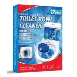 NiTa HyHy Automatic Toilet Bowl Cleaner Tablets,Put in the Toilet Tank,12PC