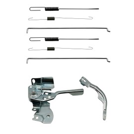 YAMAKATO GX160 GX200 196cc 212cc Kit de montaje de control de acelerador, brazo de palanca y base de placa, varilla de enlace de gobernador, muelles de retorno, varillaje de resorte de carburador para