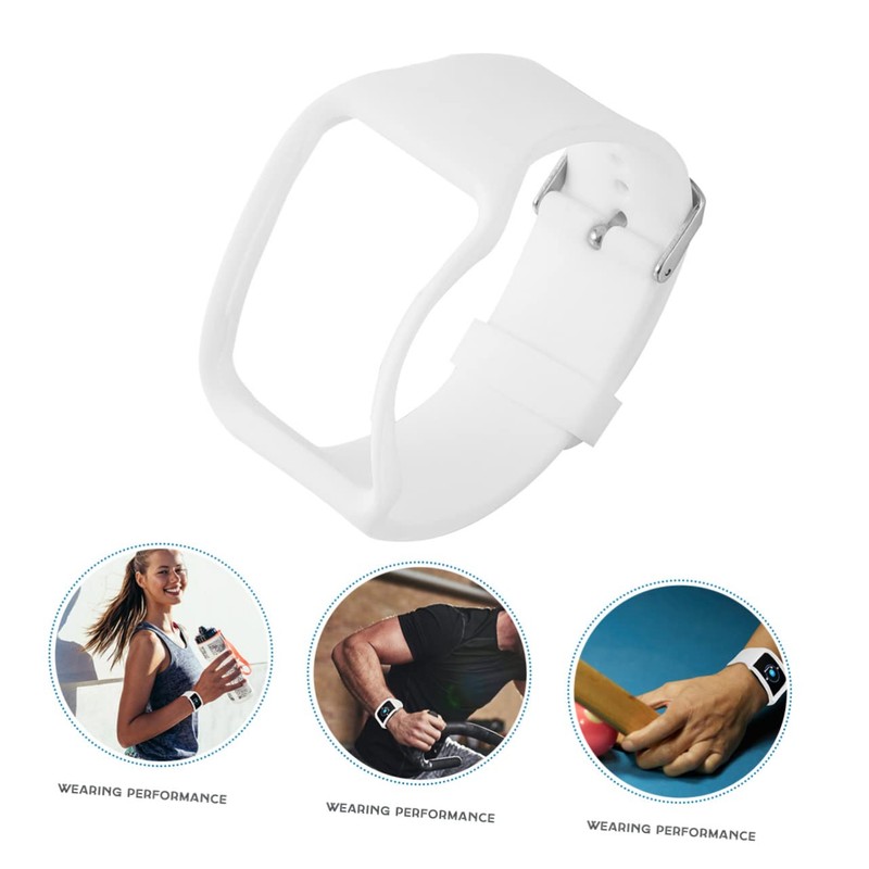 BIUDECO White TPE Watch Strap for Gear Smart Watch Stylish