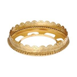 B&P Lamp® 4" Fenced Ball Shade Holder. 2 7/8" I.D. for Central Draft & Rayo Burners