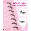 Half Lashes Natural Half Eyelashes Wispy Corner Lashes Cat Eye