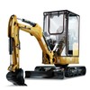 Upgraded Mini Excavator Cover, Waterproof Small Excavator Cover, Clear Enclosure