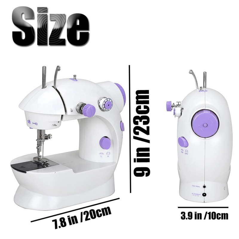Cuhubyup Mini Sewing Machine, Portable Sewing Machine