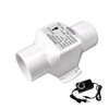 2.5 inch/60mm Inline Booster Duct Fan 14W with Variable Speed