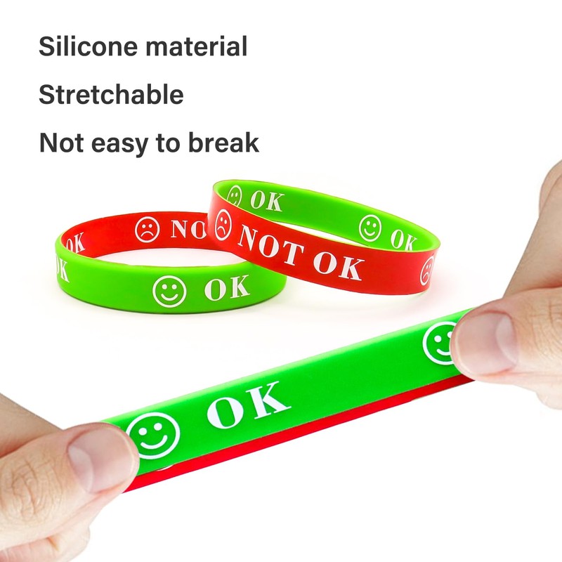 Autistic Reversible Wrist Band Amazing Autism Communicate Emotions Awareness