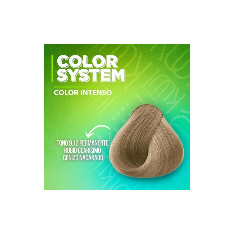 KÜÜL Color System Tono 9.12 Tinte Permanente Color Brillo Hidratación