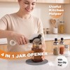Jar Opener for Weak Hands, Seniors & Arthritis, Adjustable 4-in-1