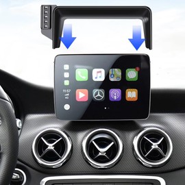JNGXQ car Phone Holder Compatible with 2015-2019 Mercedes GLA X156 CLA C117 W117 Phone Mount Phone Stand for 8-inch Navigation Screen (for 2015-2019 GLA/2014-2018 CLA 8 in.)